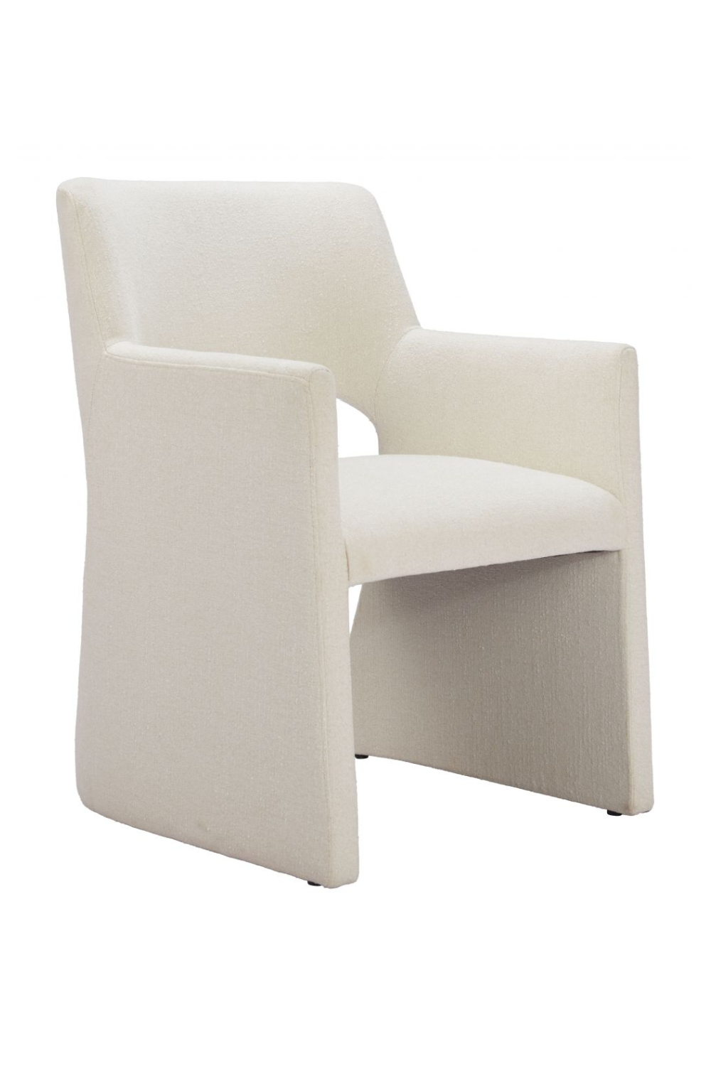   White Linen Dining Chair | Oroa.com