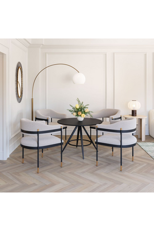   Textured Light Gray Dining Chair | Oroa.com