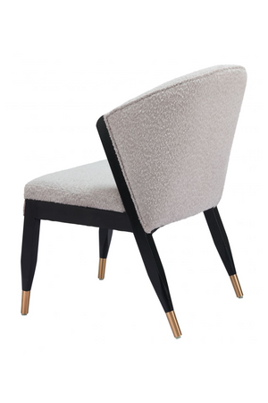   Light Gray Curved Dining Chair | Oroa.com