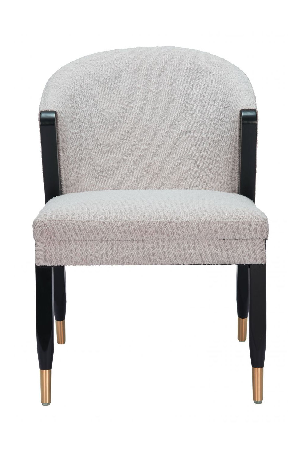   Light Gray Curved Dining Chair | Oroa.com
