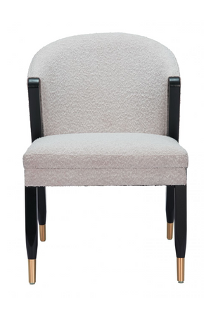  Light Gray Curved Dining Chair | Oroa.com
