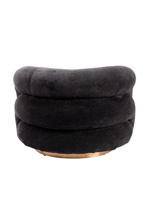   Black Velvet Accent Chair | Oroa.com