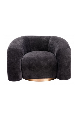  Black Velvet Accent Chair | Oroa.com