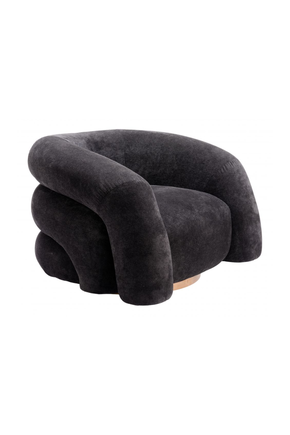   Black Velvet Accent Chair | Oroa.com