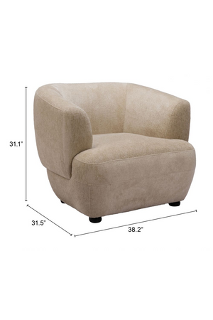   Golden Beige Accent Chair | Oroa.com