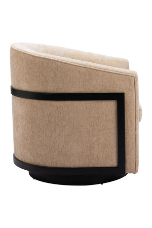   Golden Beige Swivel Chair | Oroa.com