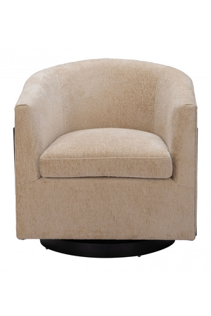   Golden Beige Swivel Chair | Oroa.com