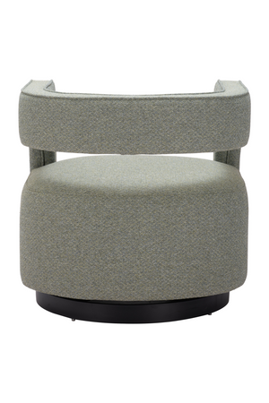   Sage Green Curved Swivel Chair | Oroa.com