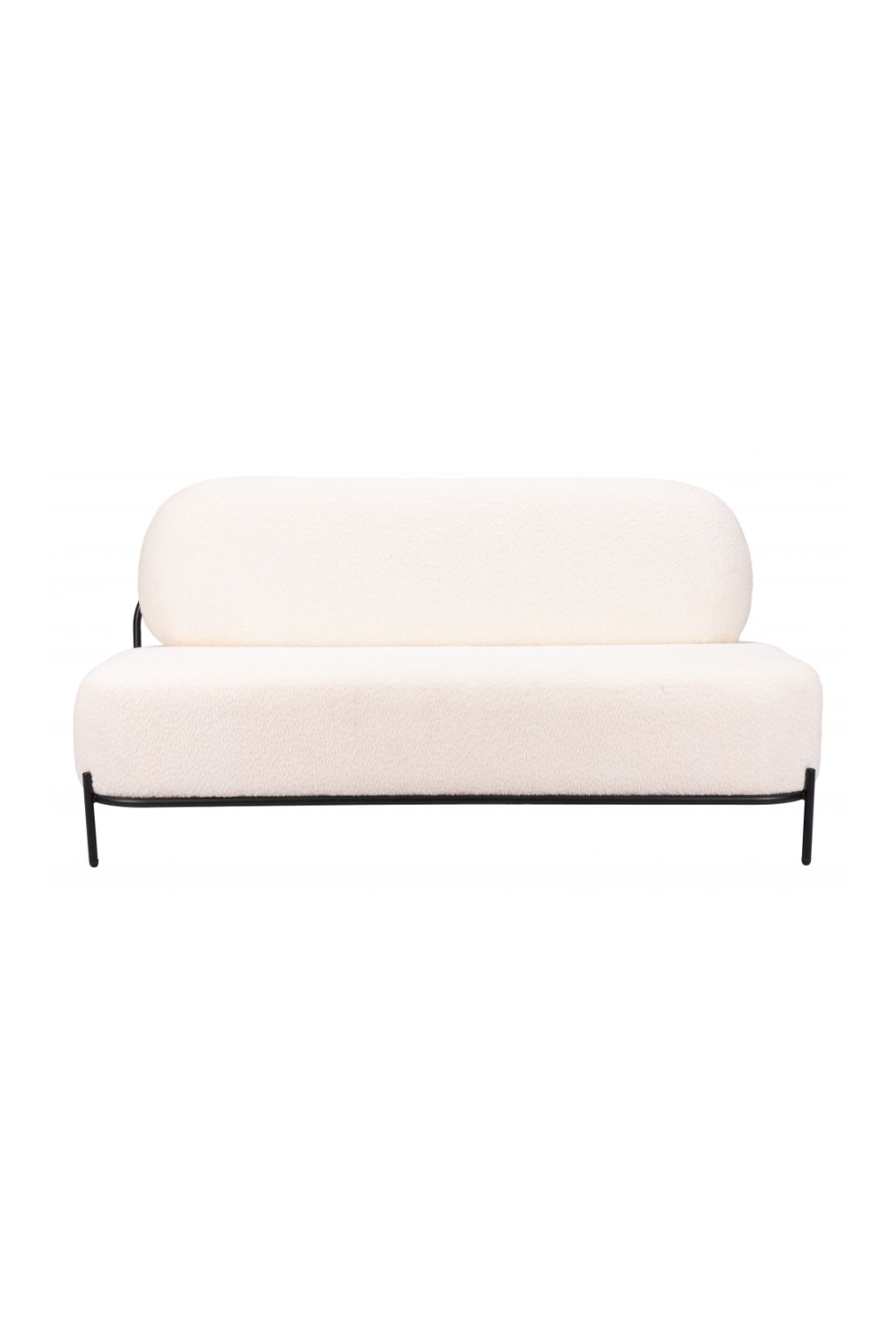   White Teddy Fabric Sofa | Oroa.com