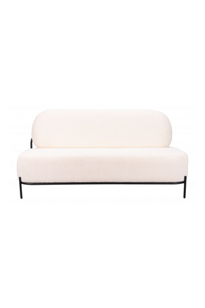   White Teddy Fabric Sofa | Oroa.com
