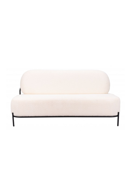  White Teddy Fabric Sofa | Oroa.com