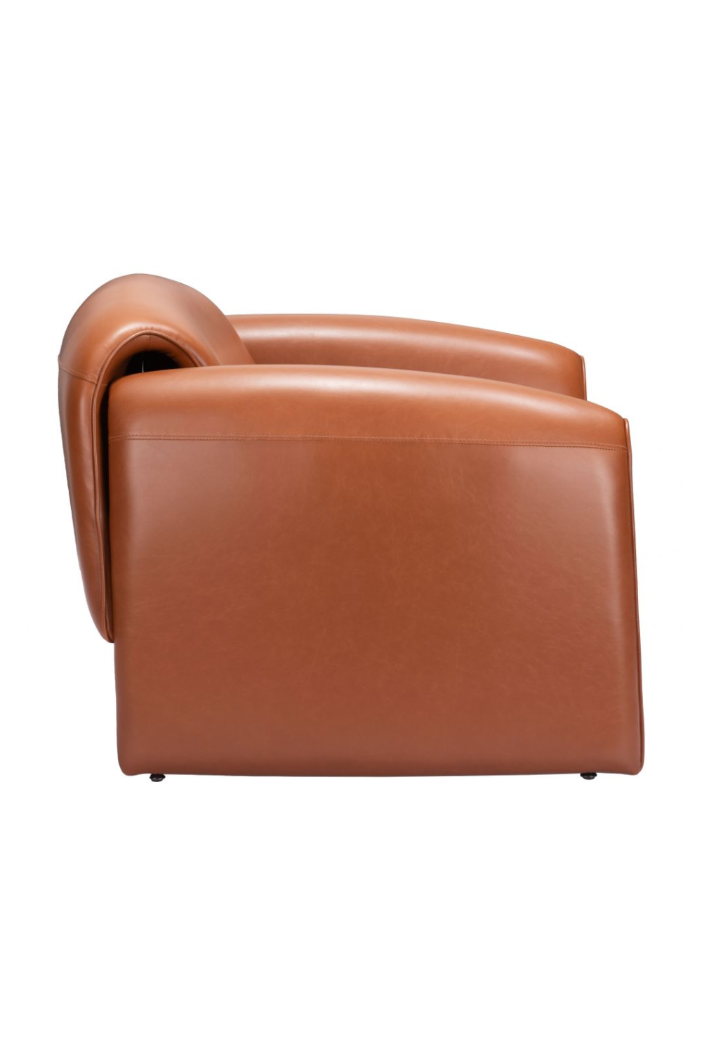   Leather Contemporary Accent Chair | Oroa.com