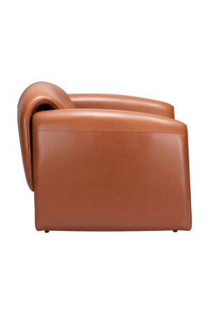   Leather Contemporary Accent Chair | Oroa.com