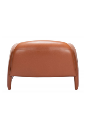   Leather Contemporary Accent Chair | Oroa.com