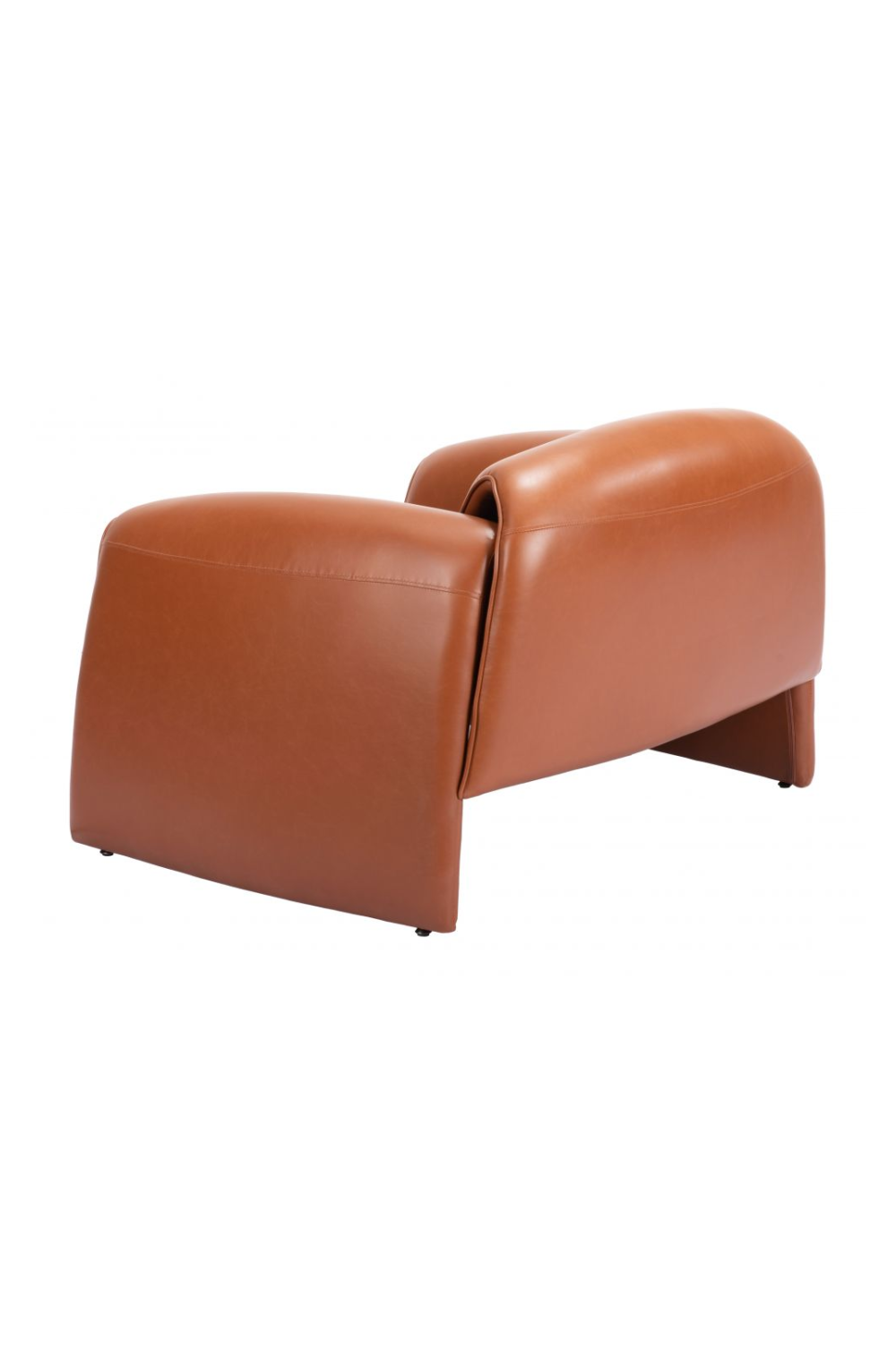   Leather Contemporary Accent Chair | Oroa.com