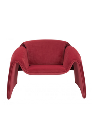  Velvet Contemporary Accent Chair | Oroa.com