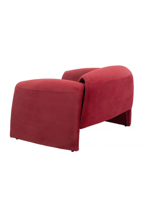   Velvet Contemporary Accent Chair | Oroa.com