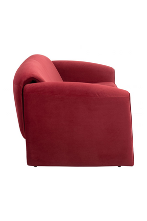   Red Velvet Sofa | Oroa.com