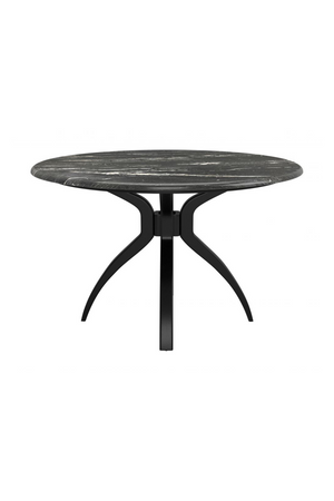  Black Marble Round Dining Table | Oroa.com