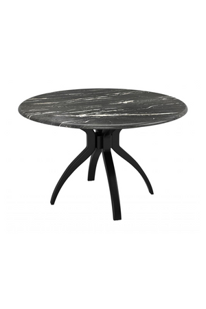   Black Marble Round Dining Table | Oroa.com