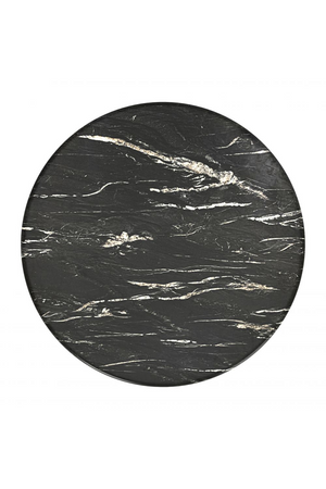   Black Marble Round Dining Table | Oroa.com