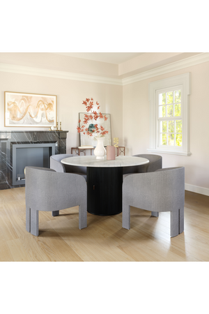   Poly Linen Accent Chair | Oroa.com