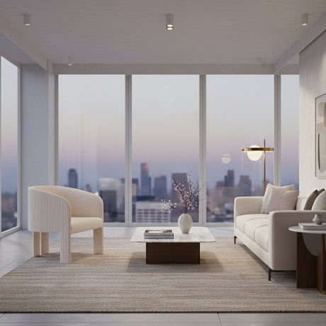   Poly Linen Accent Chair | Oroa.com