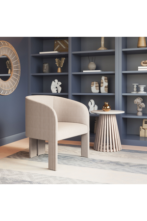   Poly Linen Accent Chair | Oroa.com