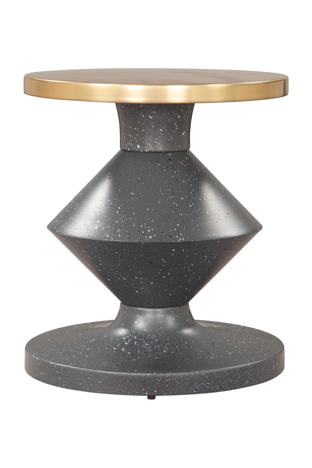   Black Geometrical Base Side Table | Oroa.com