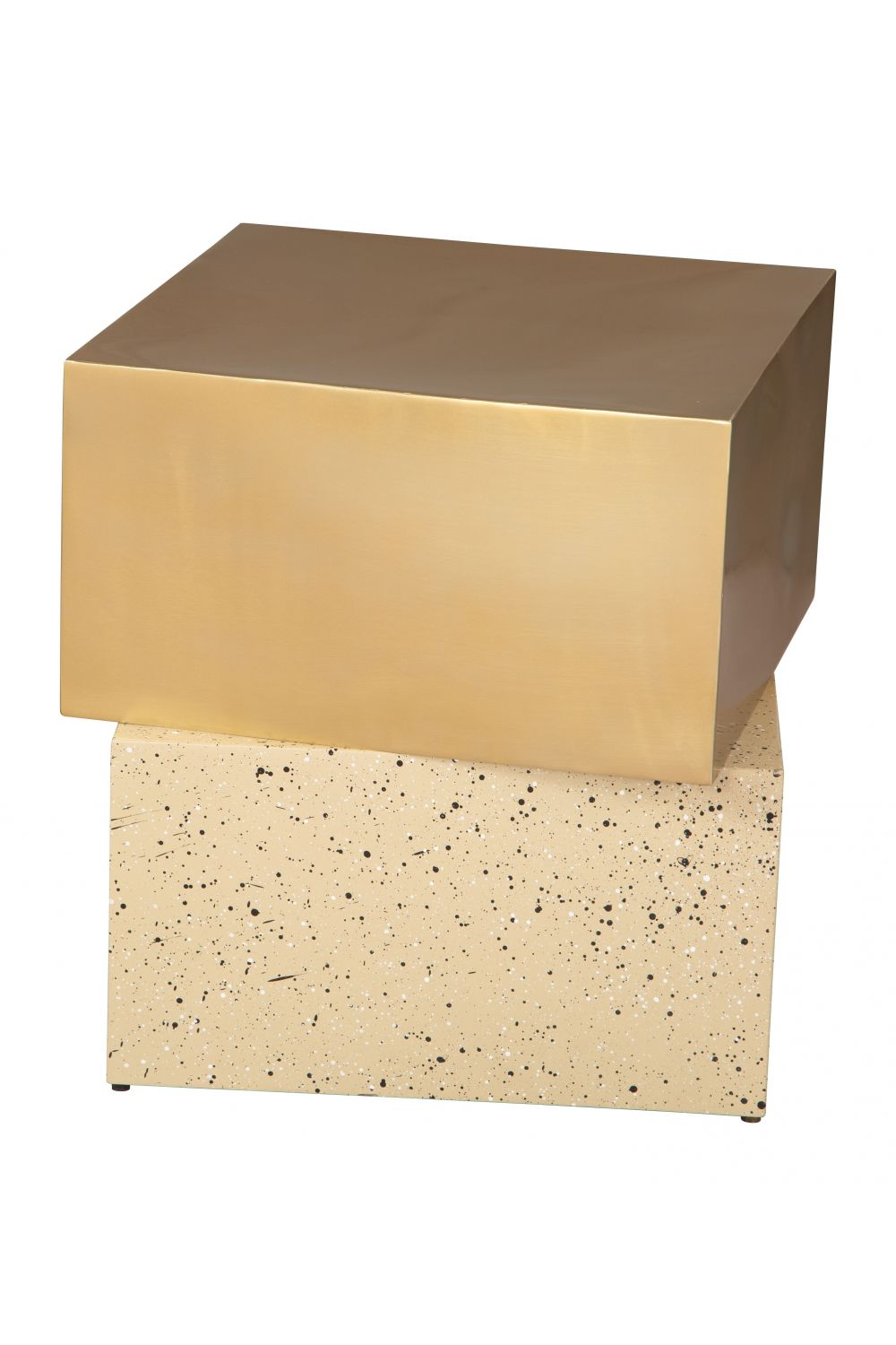  Gold Cube Side Table | Oroa.com
