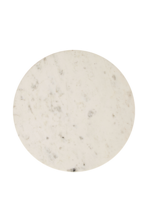   Round White Marble Side Table | Oroa.com
