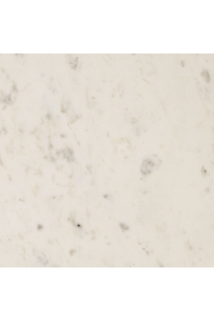   Round White Marble Side Table | Oroa.com