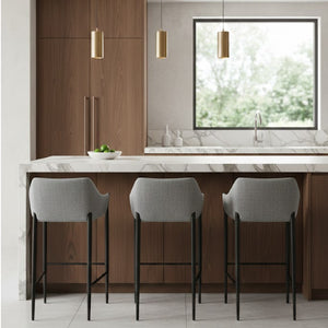   Poly Linen Bar Stool | Oroa.com