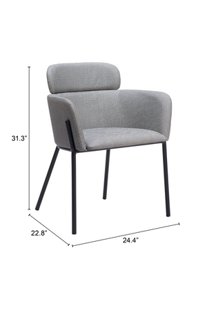   Vinyl Upholstered Dining Chairs (2) | Oroa.com