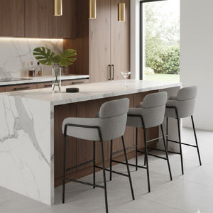   Vinyl Upholstered Bar Stool | Oroa.com