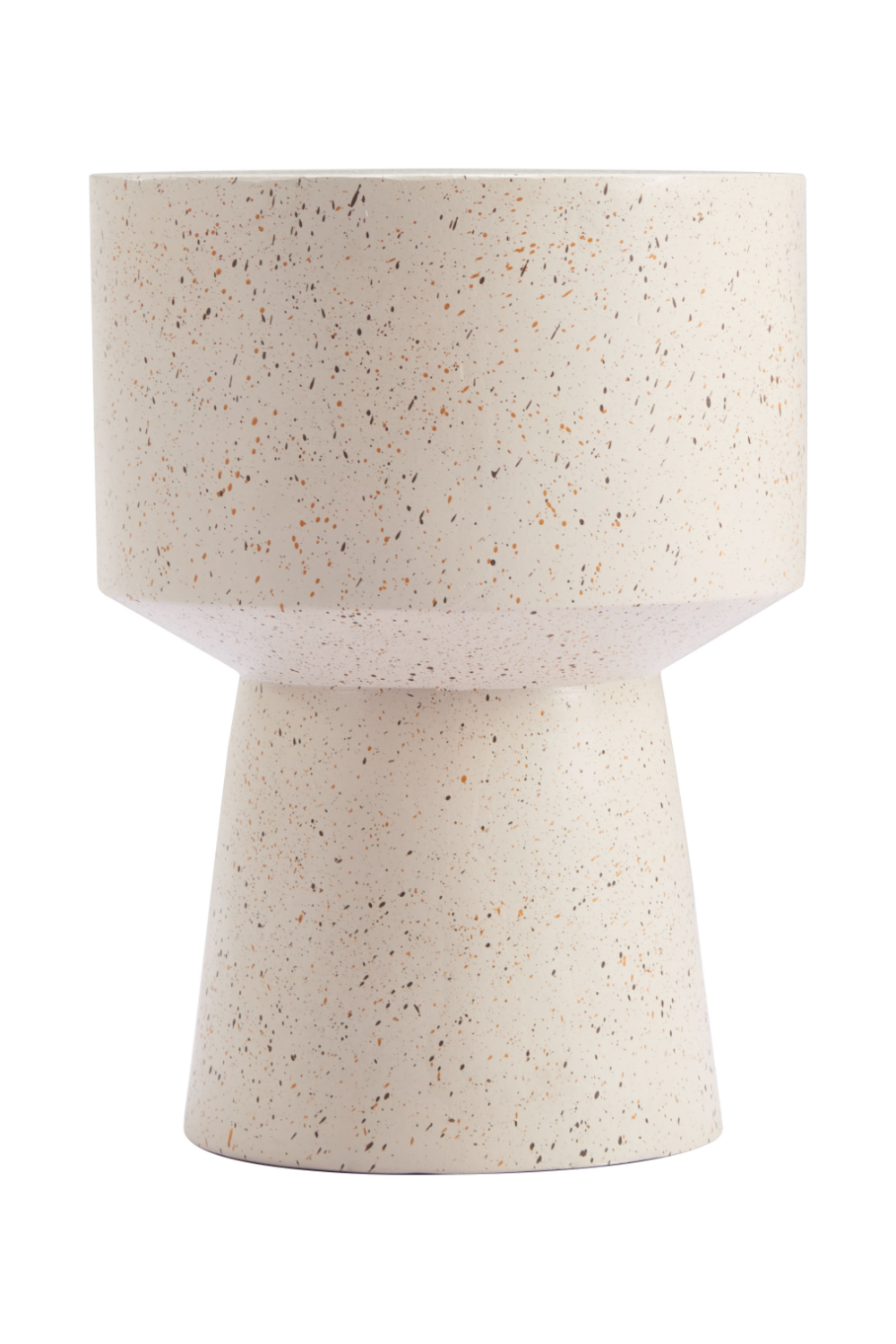   Beige Terrazzo-Look Side Table | Oroa.com