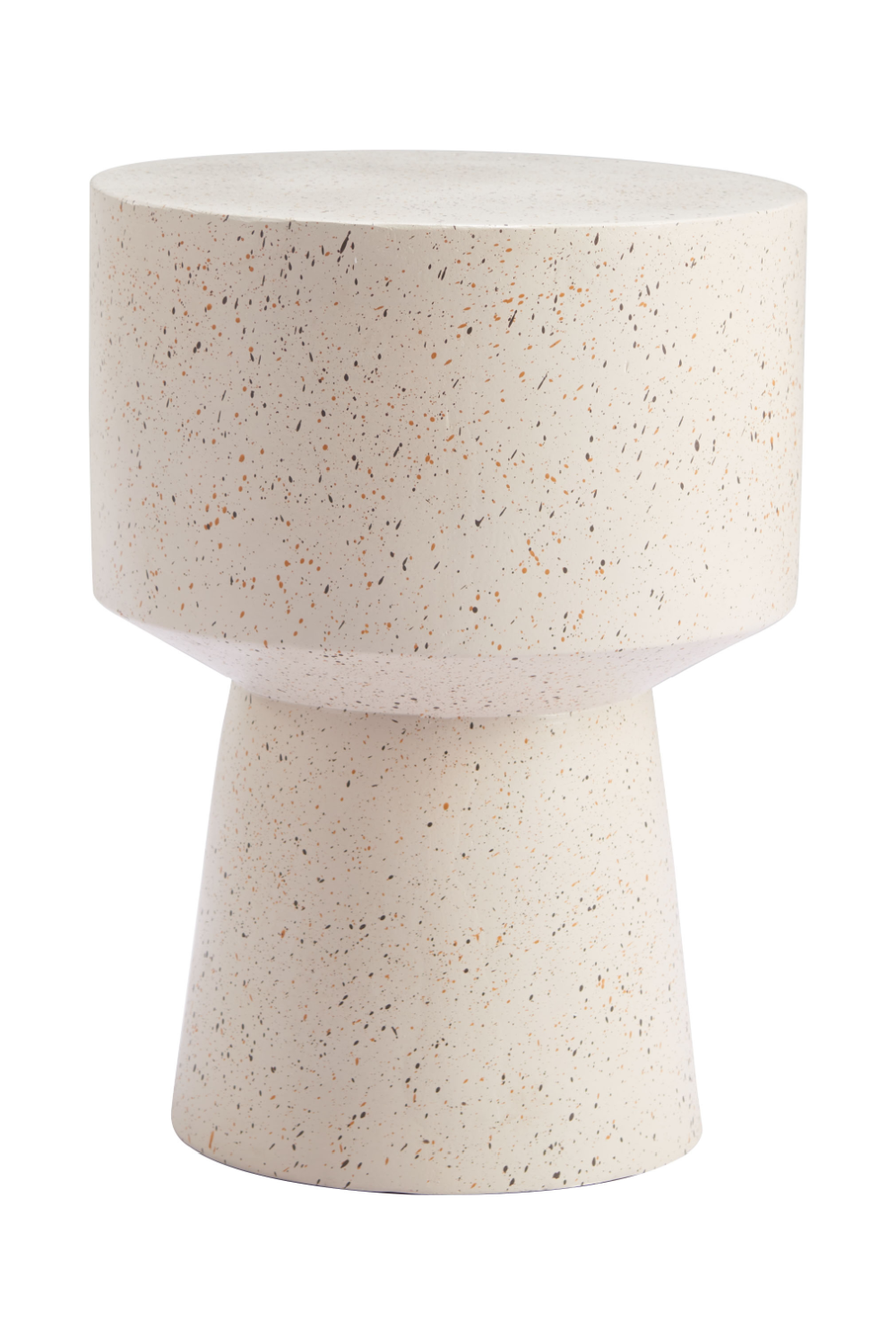   Beige Terrazzo-Look Side Table | Oroa.com