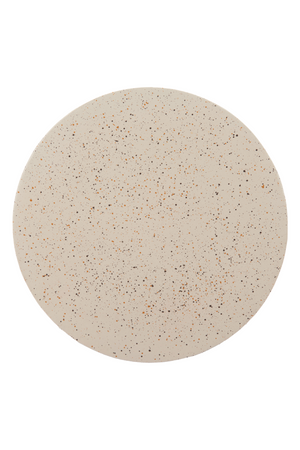  Beige Terrazzo-Look Side Table | Oroa.com