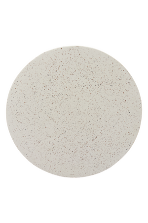   White Terrazzo-Look Side Table | Oroa.com