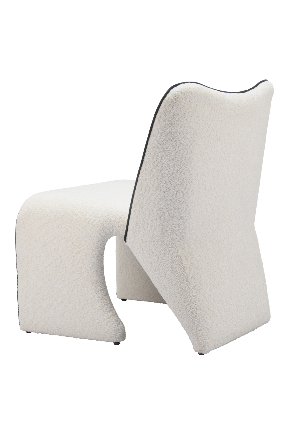   White Accent Chair with Piping | Oroa.com