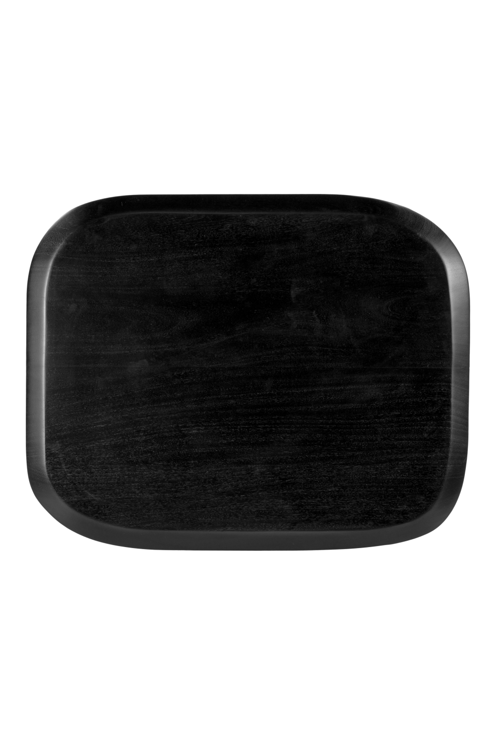   Black Acacia Wood Accent Table | Oroa.com