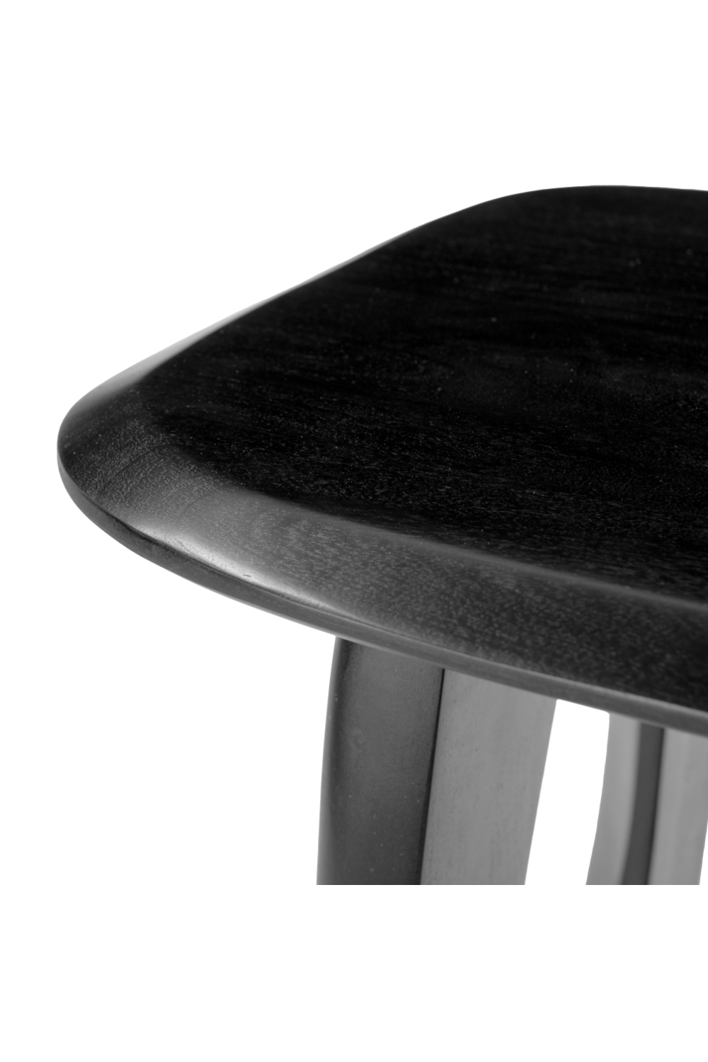   Black Acacia Wood Accent Table | Oroa.com