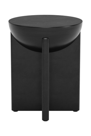   Black Solid Mango Side Table | Oroa.com