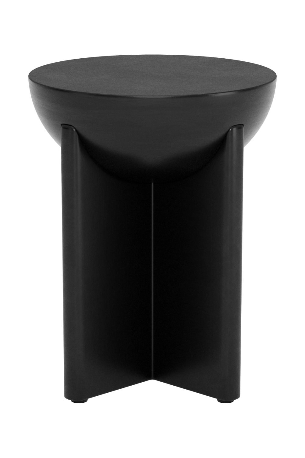   Black Solid Mango Side Table | Oroa.com