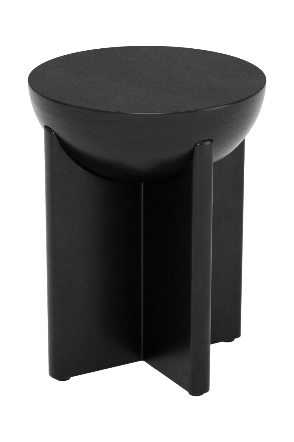   Black Solid Mango Side Table | Oroa.com