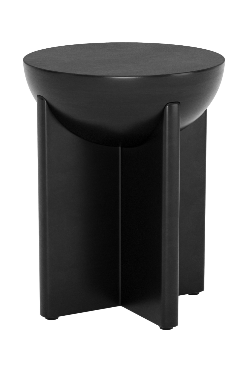   Black Solid Mango Side Table | Oroa.com