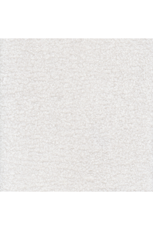   White Sherpa Fabric Accent Chair | Oroa.com