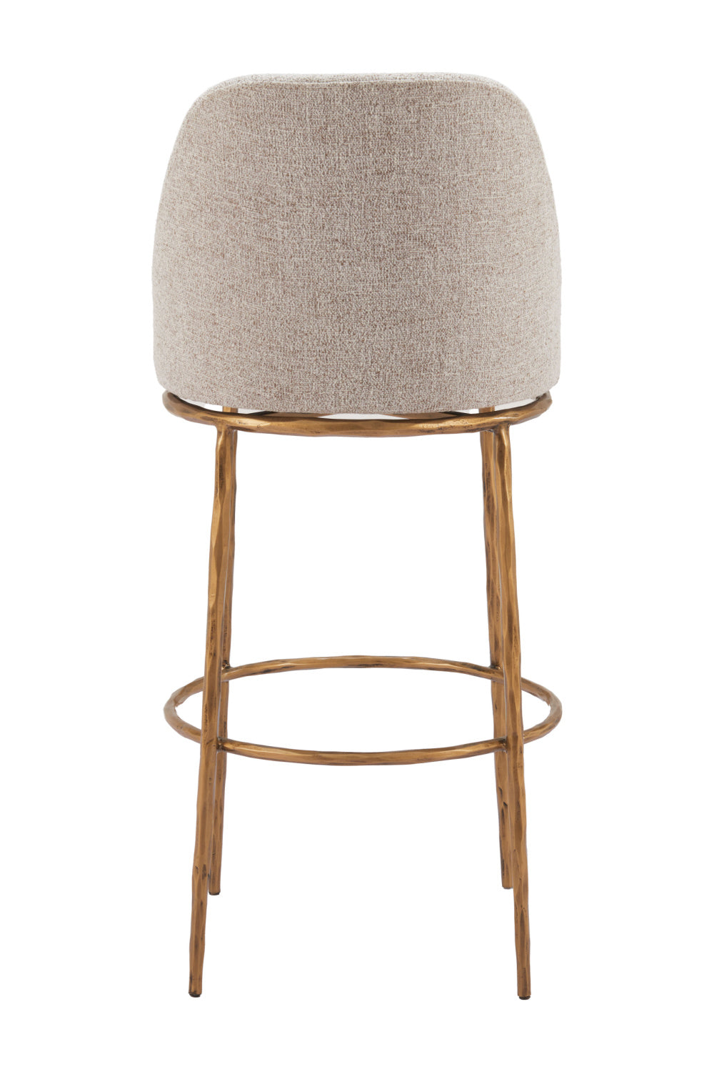   Beige Swivel Bar Stool | Oroa.com