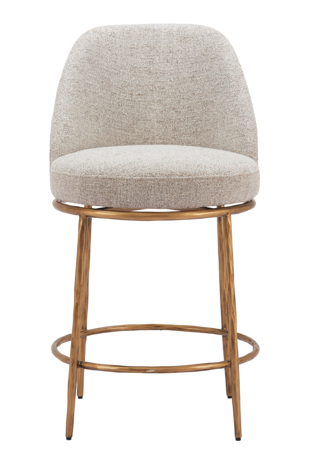  Beige Swivel Counter Stool | Oroa.com