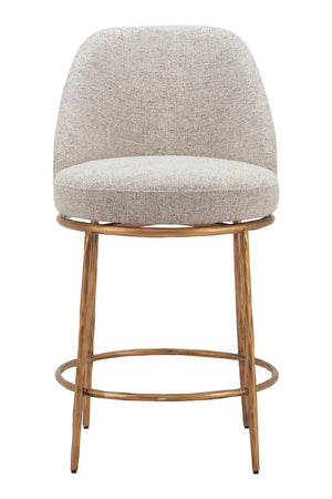   Beige Swivel Counter Stool | Oroa.com
